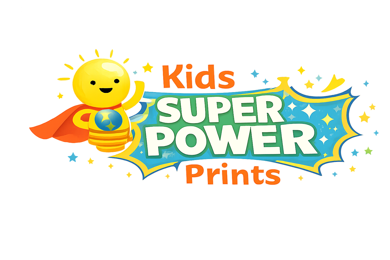 Kids Super Power Prints